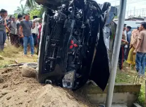 Ini Kronologi Lakalantas Pajero Sport Tabrak Sepeda Motor di Peureulak, Aceh Timur 
