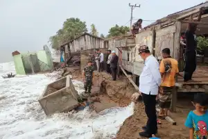 26 Rumah di Aceh Utara Rusak Akibat Abrasi