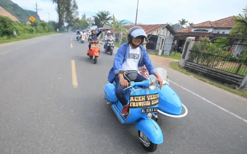 Komunitas Vespa Diharap Jadi Pilar untuk Promosikan Pariwisata dan Budaya Aceh