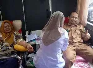 ASN Dinas Syariat Islam Aceh Donor 38 Kantong Darah