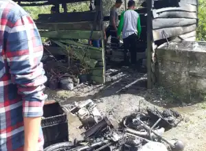 Kebakaran Landa Gudang Penyimpanan Barang di Bener Meriah