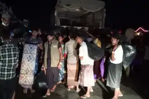 110 Pengungsi Rohingya Akhirnya Ditampung di Kantor Eks Imigrasi Blang Mangat Lhokseumawe 