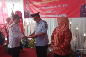 Meurah Budiman Tunjuk Efendi Jabat Plt Kalapas Kelas IIA Lhokseumawe
