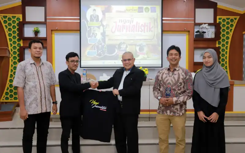 Sumberpost Gelar Ngaji Jurnalistik Bersama Pimpinan Ormawa UIN Ar-Raniry