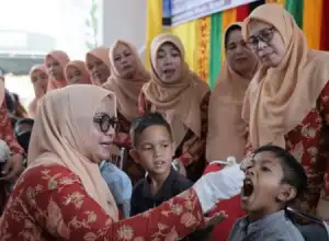 Ketua DWP Aceh Minta Vaksin Polio untuk Anak di Pulo Aceh Lengkap