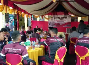 Polres Aceh Utara Gelar Jumat Curhat untuk Tampung Keluhan Masyarakat di Nibong