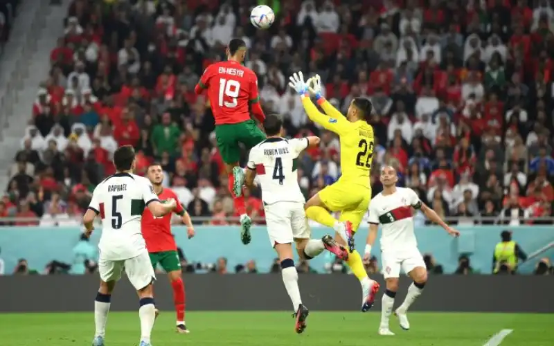 Pernyataan Pakar Soal Lompatan Pesebak Bola Maroko Youssef En-Nesyri  dan Cristiano Ronaldo