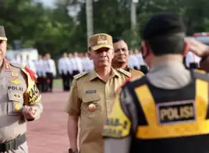 Jelang Nataru 2022, Pemerintah Aceh dan Unsur Terkait Ikuti Apel