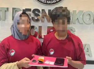 Pasutri di Nagan Raya Ditangkap Polisi