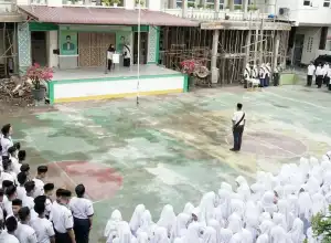 BNN Kota Banda Aceh Sosialisasikan Bahaya Narkoba kepada Siswa MTsN Model Banda Aceh