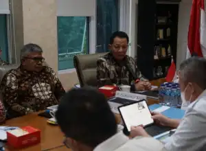 PJ Gubernur Aceh Temui Mendagri dan Melaporkan Pertanggungjawaban Triwulan II