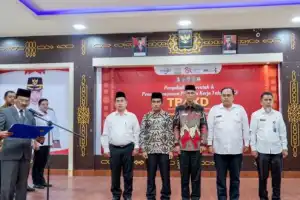 Tim Percepatan Akses Keuangan Daerah Lima Kabupaten di Nagan Raya Dikukuhkan