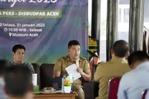 Jumpa Pers, Kadisbudpar Aceh Paparkan Capaian Kinerja 2022 dan Target 2023