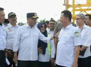 Menteri Perhubungan Tinjau Pelabuhan PT PIM untuk Operasional Produksi Pupuk NPK