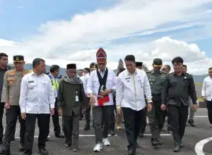 Menhub RI Tiba di Bener Meriah Tinjau Sejumlah Lokasi