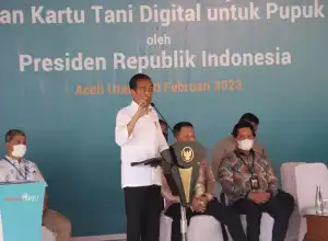 Jokowi Luncurkan Kartu Tani Digital 
