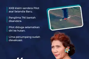 Susi Air dibakar KKB
