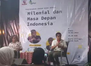 Rocky Gerung Isi Diskusi di Aceh Soal Milenial dan Masa Depan Aceh Indonesia