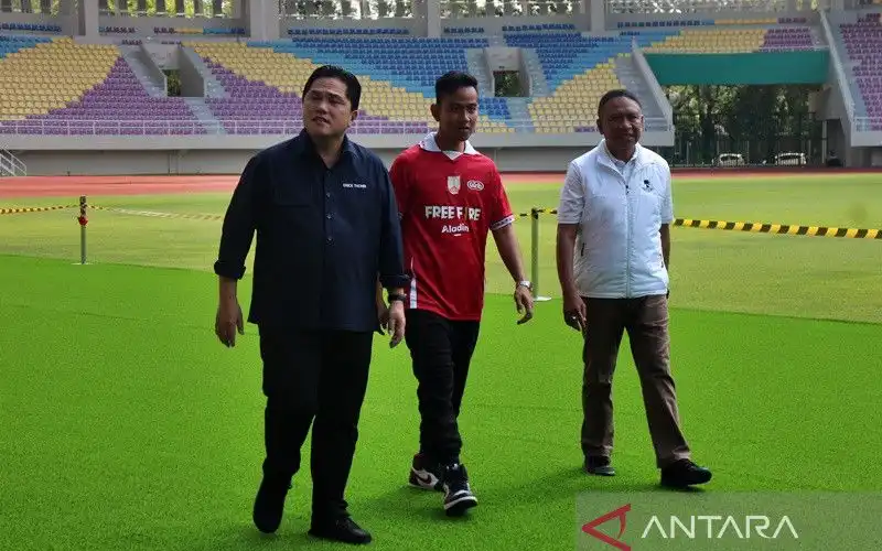 Erick Thohir Nilai Stadion Manahan Solo Siap untuk Piala Dunia U-20
