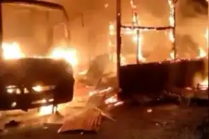 Bengkel Mobil di Lhokseumawe Terbakar, 5 Mobil dan 1 Sepeda Motor Ikut Hangus Terbakar
