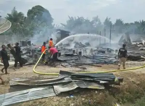 24 Rumah di Aceh Barat Daya Hangus Terbakar