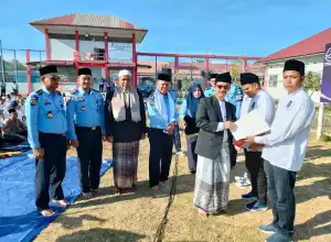 Warga Binaan Lapas Kelas IIA Banda Aceh Terima Remisi Khusus Idul Fitri dari Ka. Kemenkumham Aceh