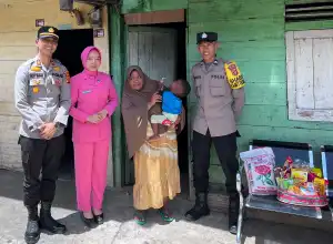 Kapolsek Linge Jalankan Program Bapak Asuh Stunting