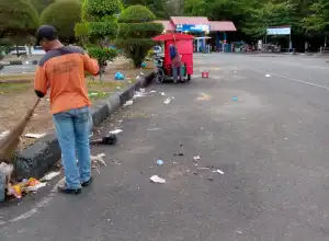 Berseraknya Sampah di Jalur Dua Menuju Pelabuhan Ulee Lheue, Ini Harapan Pemko Banda Aceh