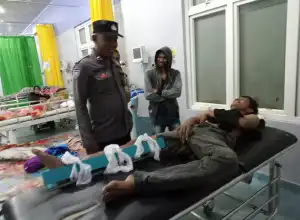 Tabrak Kawanan Lembu, Pengendara Motor di Blang Mangat Alami Patah Kaki