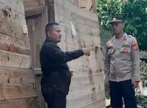 Satu Unit Rumah di Tanah Jambo Aye Rusak Berat Tertimpa Pohon