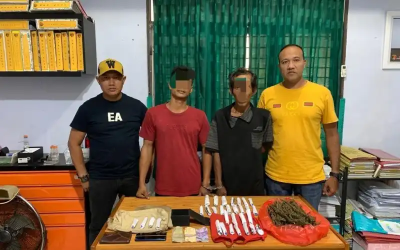 Polisi Tangkap Pengedar Ganja di Pasar Lhokseumawe