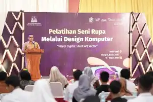 Pengembangan SDM, Disbudpar Aceh Gelar Pelatihan Seni Rupa