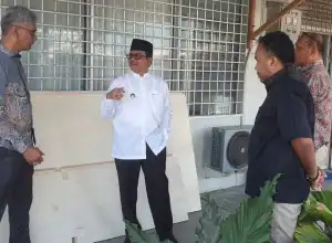 Pj Bupati Aceh Utara Inspeksi ke Perumda Tirta Pase