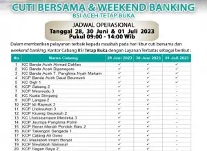 Libur Dan Cuti Bersama Idul Adha, BSI Tetap Berikan Layanan di 609 Cabang