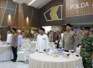 Peringati Hari Bhayangkara ke-77, Pemerintah Aceh Hadiri Do’a Lintas Agama Polda Aceh