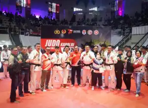 Polda Metro Jaya Raih Juara Umum Kejuaraan Judo Piala Kapolri Cup 2023