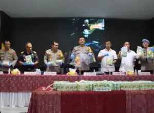 Ditresnarkoba Polda Aceh Bongkar Kasus Narkotika Jaringan Internasional