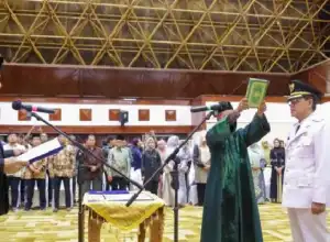 Lantik Dua Pj Kepala Daerah, Ini Pesan Penjabat Gubernur Aceh