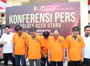 Polisi Tangkap Mucikari, Penyedia Tempat dan Tiga Pelaku Kasus TPPO di Aceh Utara 