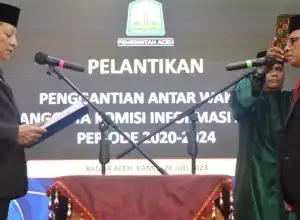 Abdul Quddus Dilantik Jadik Anggota Komisi Informasi Aceh