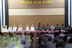 Polres Aceh Utara Gelar Peringatan Tahun Baru Islam 1445 Hijriah