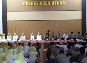 Polres Aceh Utara Gelar Peringatan Tahun Baru Islam 1445 Hijriah