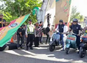 Pj Gubernur Aceh Ikut Konvoi i Vespa Festival 2023