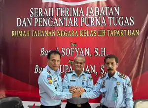 Pisah Sambut, Rutan Tapaktuan Gelar Serah Terima Jabatan Pimpinan