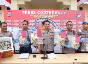 Berkat Jumat Curhat, Polres Aceh Utara Ungkap Kasus 6 Kg Sabu Modus Kirim Paket Ikan Asin