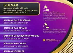 Desa Bale Redelong dan Empat Desa Lainnya di Aceh Akan Ikuti Aspresiasi Keterbukaan Informasi Publik 2023