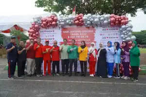 PERKI dan YJI Aceh Peringati Hari Jantung Sedunia di Blang Padang Banda Aceh