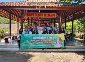 Pengelola Desa Wisata di Aceh Benchmark ke Yogyakarta, Diajari Pengelolaan Homestay