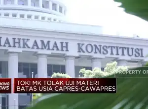 MK Tolak Permohonan Uji Materi Batas Usia Capres dan Cawapres, Ini Alasannya