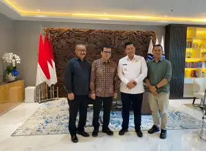 Pj Bupati Bener Meriah Haili Yoga Temui Wamen Kominfo RI Bahas Digitalisasi